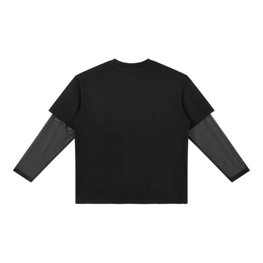 Gothic Raven Art Graphic Unisex Sunfade Layer T-Shirt