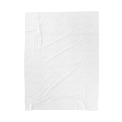 Floral Japanese Circle Velveteen Plush Blanket — Soft Retro Blossom Throw