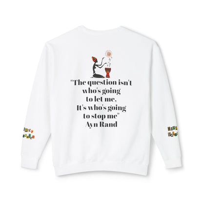 Afro Art Unisex Lightweight Crewneck Sweatshirt