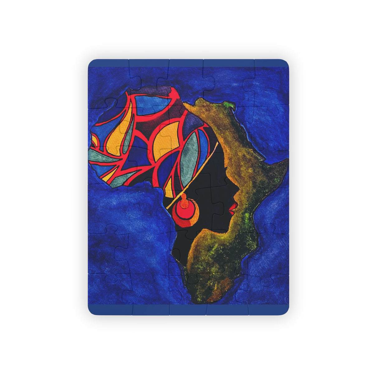 Kids' 30-Piece Africa Puzzle - Colorful Educational Fun Printify