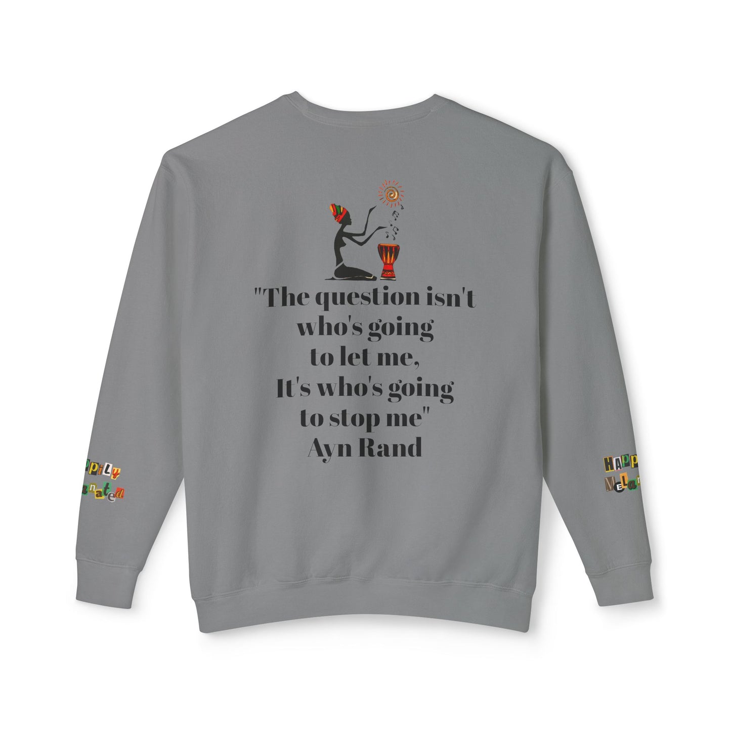 Afro Art Unisex Lightweight Crewneck Sweatshirt