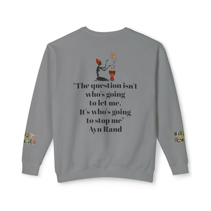 Afro Art Unisex Lightweight Crewneck Sweatshirt