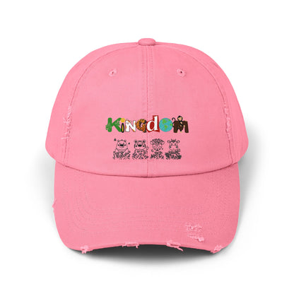 Graphic animal-themed Unisex Distressed Cap