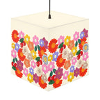 Floral Cube Lamp — Colorful Daisy Light Cube for Bedroom & Nursery Printify