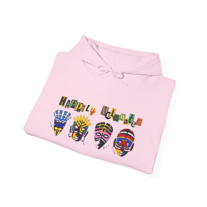 Ethnic Streetwear Unisex Heavy Blend, Hand-Drawn Tribal Music Art, Daily Wear