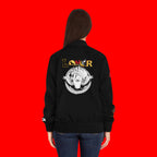 Gothic Bomber Jacket, Eye Art Women's Outerwear, Unique All Over Print Jacket Printify