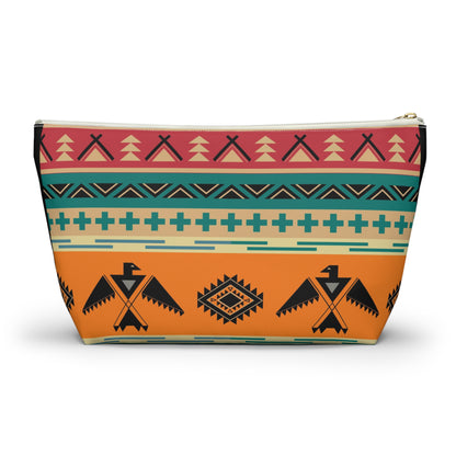 Southwestern Thunderbird Accessory Pouch — Tribal Pattern Makeup Bag