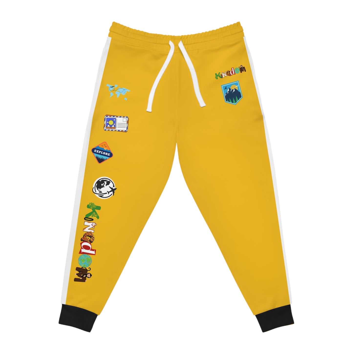 Unisex Travel-Inspired Athletic Joggers | Casual Fitness Pants, Workout Gear