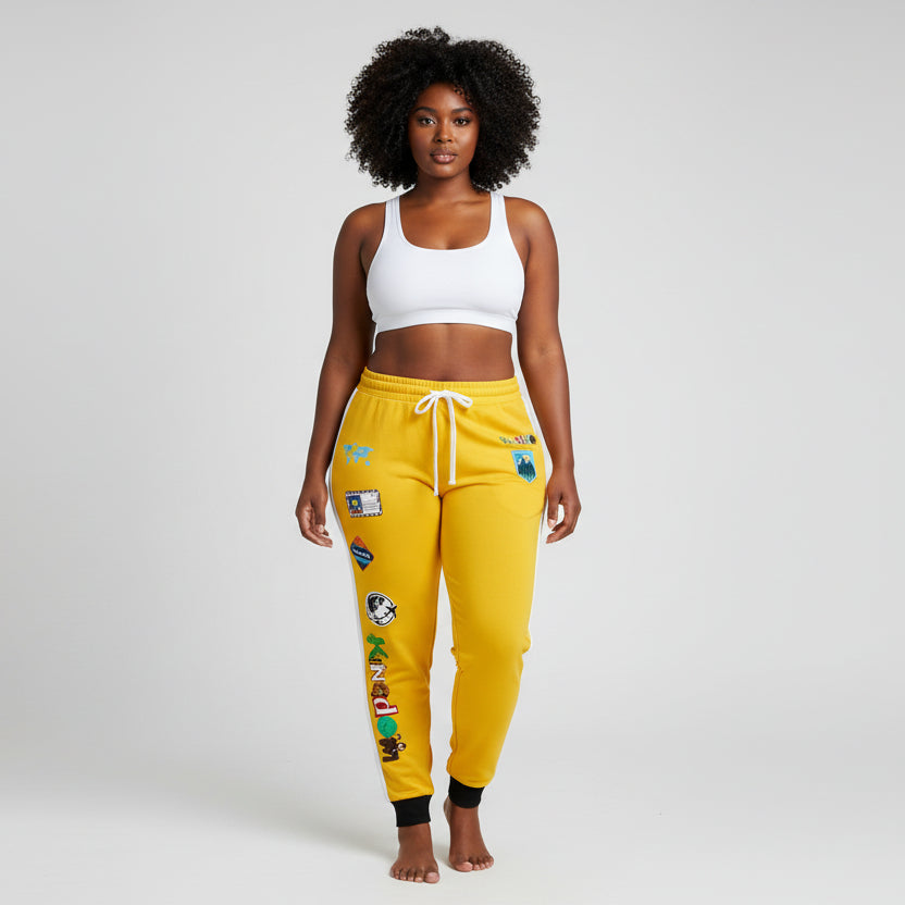 Unisex Travel-Inspired Athletic Joggers | Casual Fitness Pants, Workout Gear