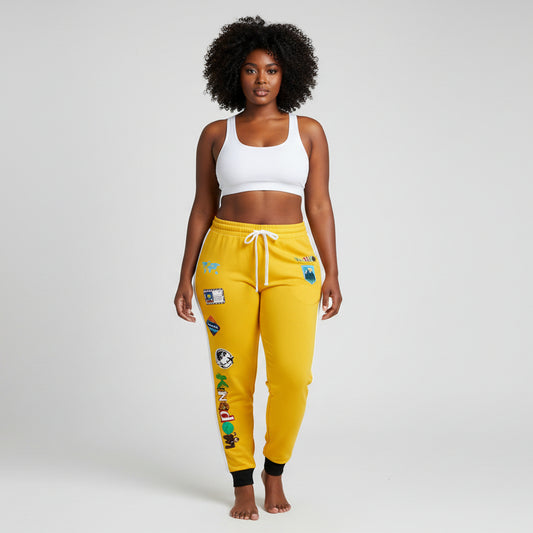 Unisex Travel-Inspired Athletic Joggers | Casual Fitness Pants, Workout Gear