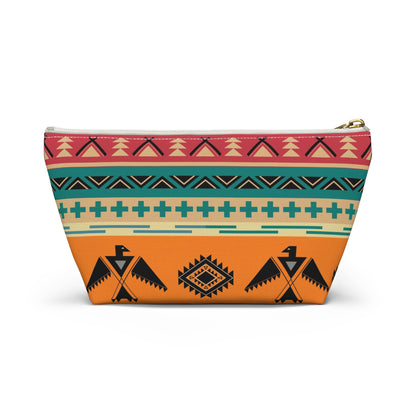 Southwestern Thunderbird Accessory Pouch — Tribal Pattern Makeup Bag