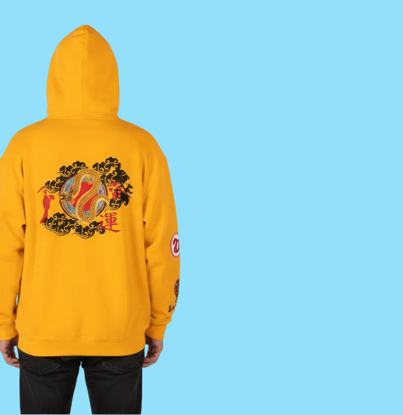 Dragon Ninja Themed Graphic Unisex  Hoodie Printify