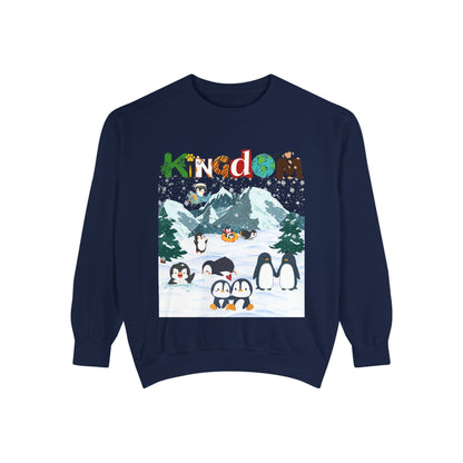 Arctic Animals, Penguins  Graphic Unisex Sweatshirt, Winter Jumper, Animal Lover Gift