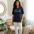 Unisex Graphic V-Neck Soccer Jersey Featuring a Cuba Flag Design ODMPOD