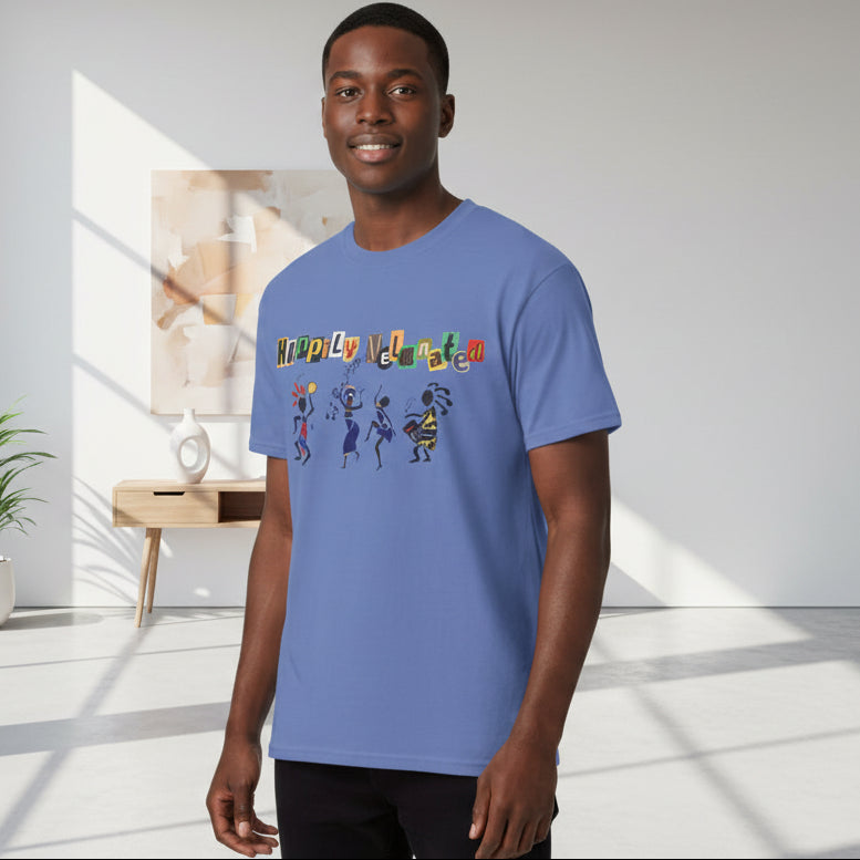 Handcrafted Afro Music Graphic Unisex T-shirt, Music Lover Tee, Ethnic Graphic Shirt