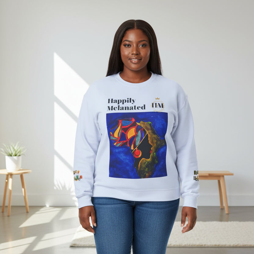 Afro Art Unisex Lightweight Crewneck Sweatshirt