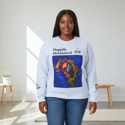 Afro Art Unisex Lightweight Crewneck Sweatshirt