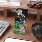 Elephant Floral Celestial Smartphone Stand - Aesthetic Mobile Display for Home or Office