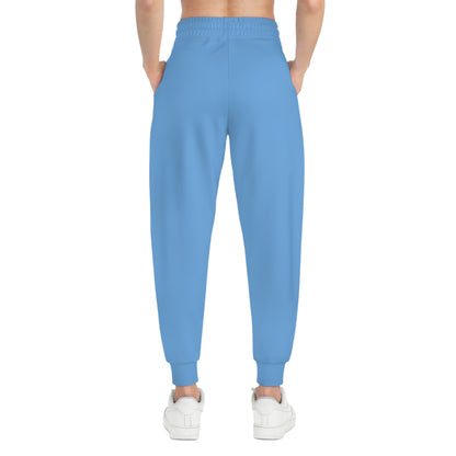 Travel-Themed Graphic Athletic Joggers, Unisex Performance Pants Printify