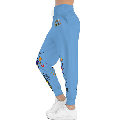 Kokopelli Dance Athletic Unisex Joggers — Colorful Southwestern Musician Print