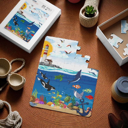 Ocean Adventure Kids' Puzzle - 30-Piece Jigsaw for Fun Learning