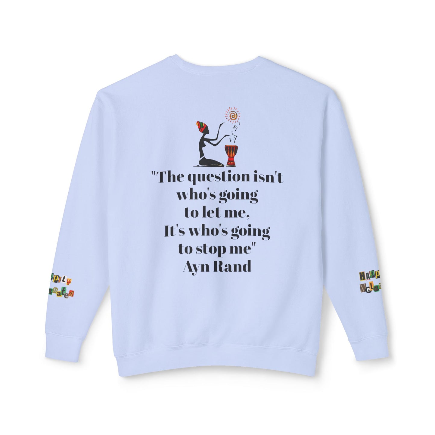 Afro Art Unisex Lightweight Crewneck Sweatshirt