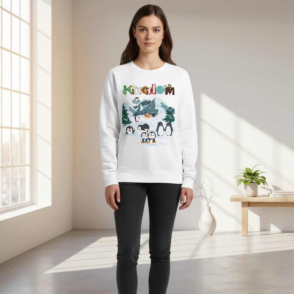 Arctic Animals, Penguins  Graphic Unisex Sweatshirt, Winter Jumper, Animal Lover Gift Printify
