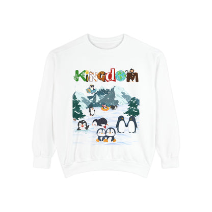Arctic Animals, Penguins  Graphic Unisex Sweatshirt, Winter Jumper, Animal Lover Gift