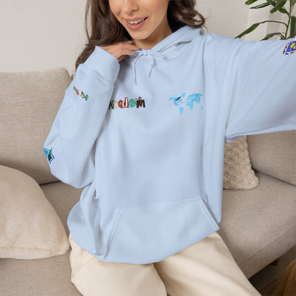 Unisex Travel Lover Graphic Pullover, Vacation Mode Graphic Hoodie