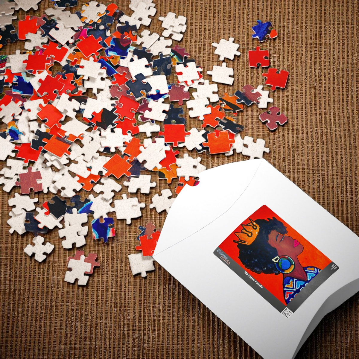 Queen's Crown Puzzle - Multiple Sizes (pieces) - Empowering Art for All Ages Printify