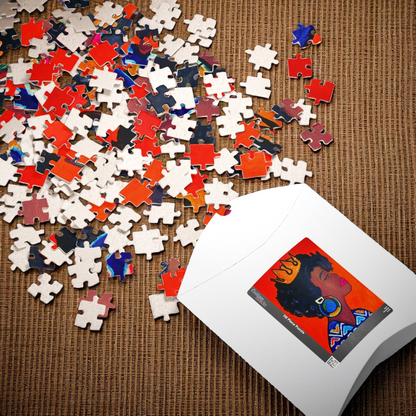 Queen's Crown Puzzle - Multiple Sizes (pieces) - Empowering Art for All Ages