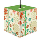 Japanese Floral Cube Lamp — Vintage Sakura Pattern Light Cube Printify