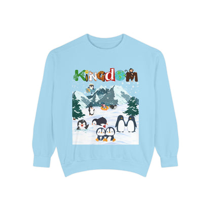 Arctic Animals, Penguins  Graphic Unisex Sweatshirt, Winter Jumper, Animal Lover Gift