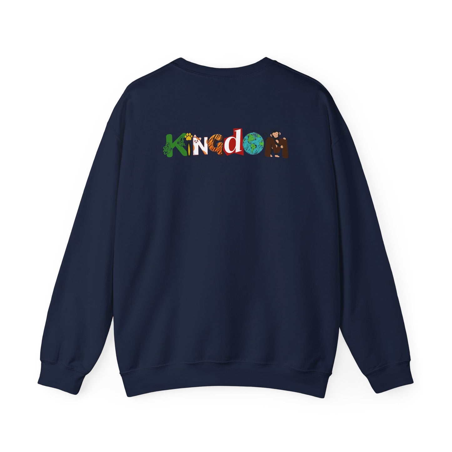 Panda Kingdom Crewneck Sweatshirt — Scenic Bamboo Forest Graphic