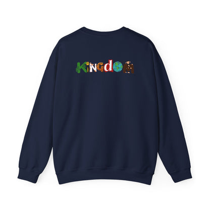 Panda Kingdom Crewneck Sweatshirt — Scenic Bamboo Forest Graphic