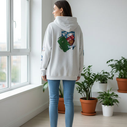 Vacation Mode Graphic Unisex Hoodie, Wanderlust Gift, Adventure Clothing, Travel Lover Pullover