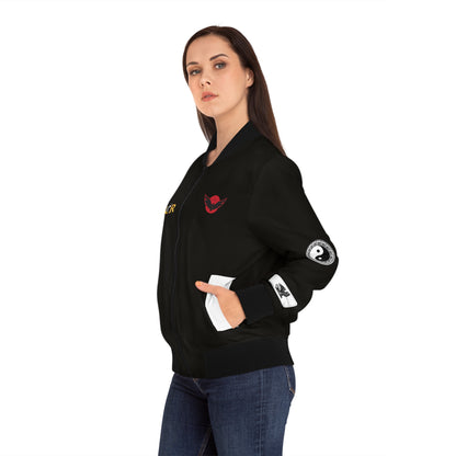 Gothic Jacket, Graphic Women's Coat, 3D Art Outerwear, Unique Hand Art Jacket, Fashionable Lightweight Jacket