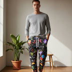 Graphic Monsters Joggers for Men & Women – Unisex Fit, Artistic Cartoon Print Printify