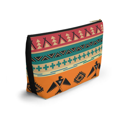 Southwestern Thunderbird Accessory Pouch — Tribal Pattern Makeup Bag