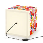 Floral Cube Lamp — Colorful Daisy Light Cube for Bedroom & Nursery Printify