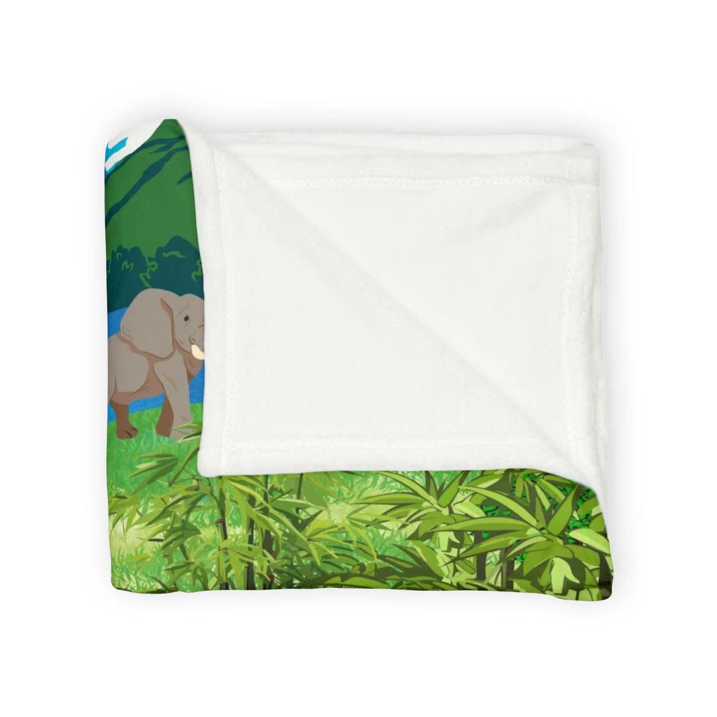 Cozy Panda-Themed Soft Polyester Blanket for Kids