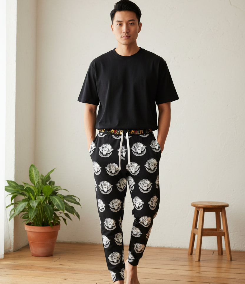 Funky Graphic Athletic Joggers, Unique Sweatpants for Workout, Casual Wear Printify