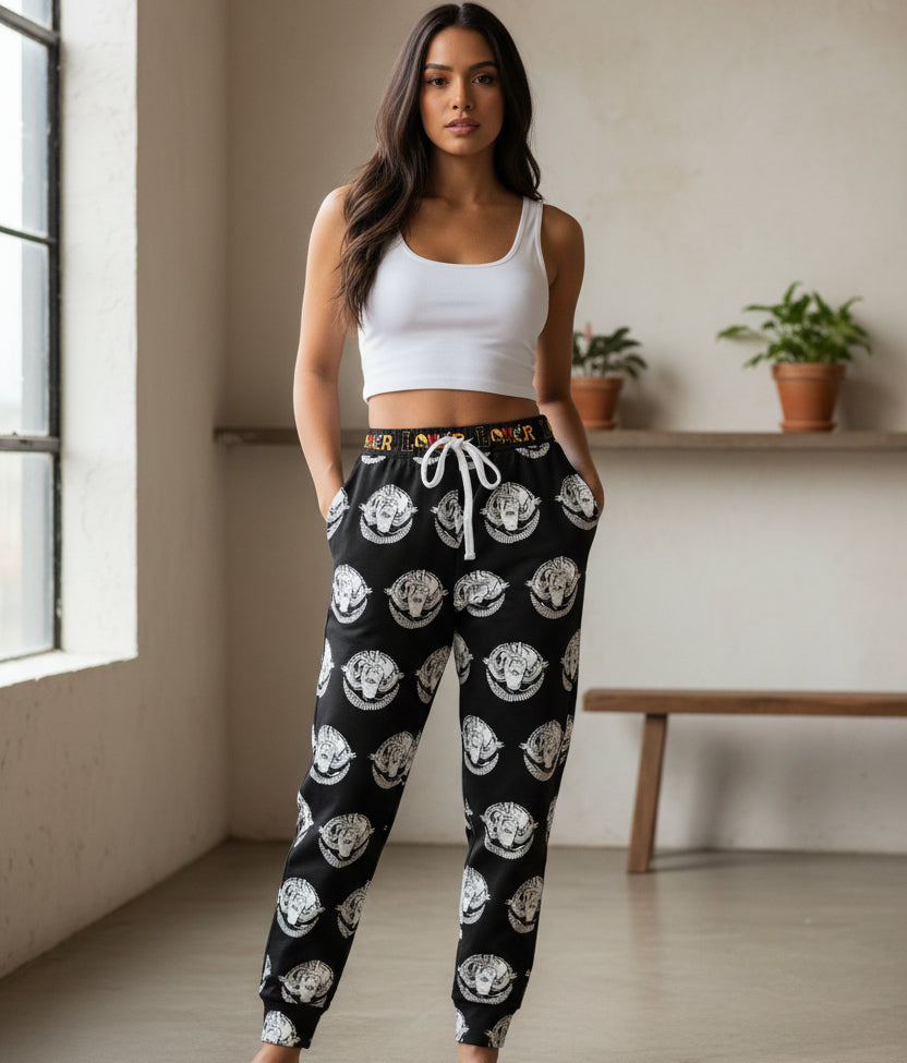 Funky Graphic Athletic Joggers, Unique Sweatpants for Workout, Casual Wear Printify