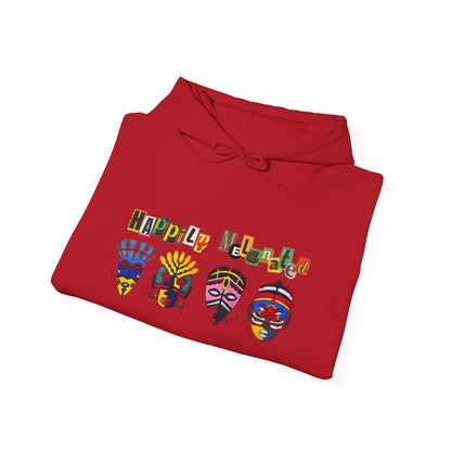 Ethnic Streetwear Unisex Heavy Blend, Hand-Drawn Tribal Music Art, Daily Wear