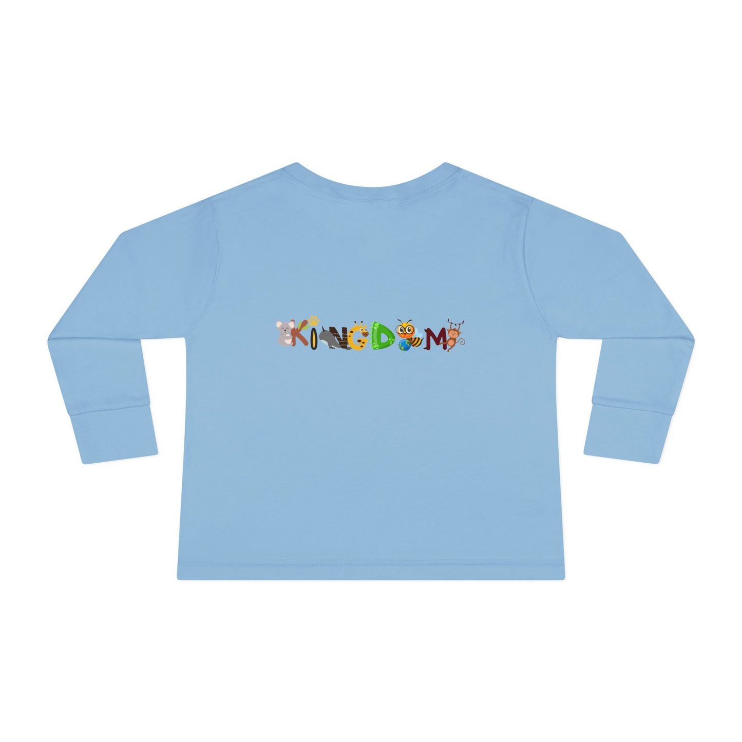 Orca Graphic Toddler Long Sleeve Tee for Kids, Whale Shirt, Children's Wildlife Top