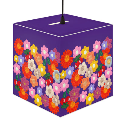 Floral Cube Lamp — Colorful Daisy Light Cube for Bedroom & Nursery