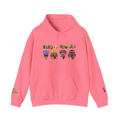 Ethnic Streetwear Unisex Heavy Blend, Hand-Drawn Tribal Music Art, Daily Wear