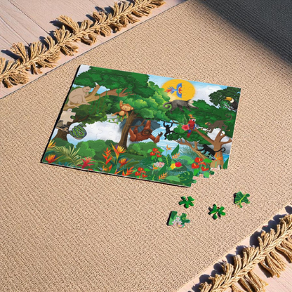 Nature-Themed Puzzle (120/252/500-Piece) – Fun for All Ages!