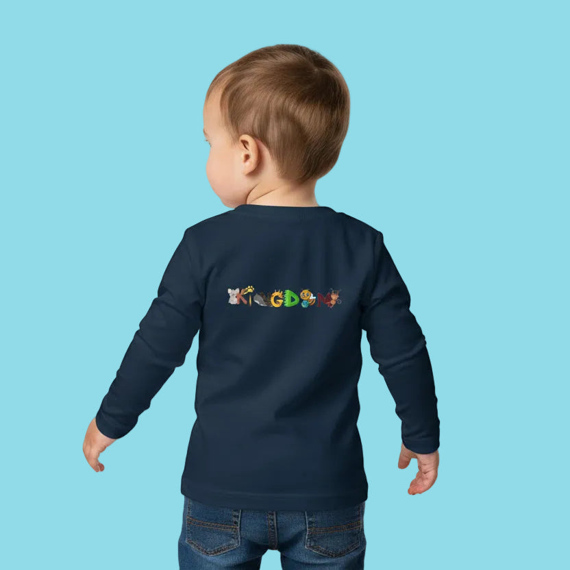 Graphic Penguin Toddler Long Sleeve Tee - Cute Animal Print Shirt for Kids, Winter Theme Printify