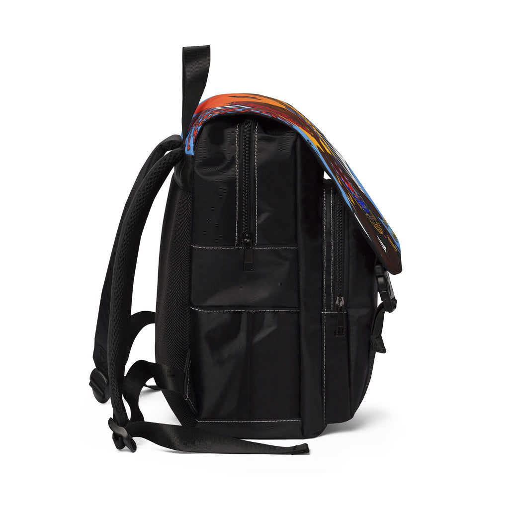 Afro Singer, Jazz Music-Inspired Unisex Shoulder Backpack - Stylish & Functional Printify